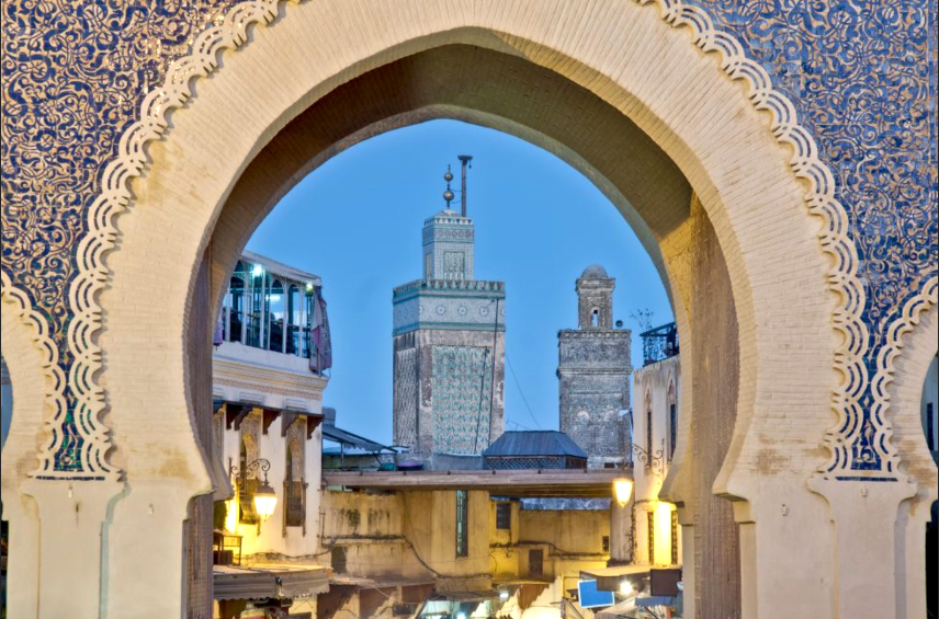 La Medina de Fez desde la Puerta Azul