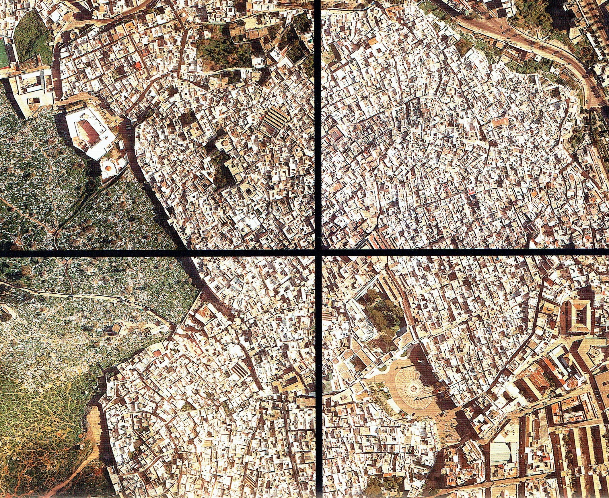Vista aérea Medina Tetuán