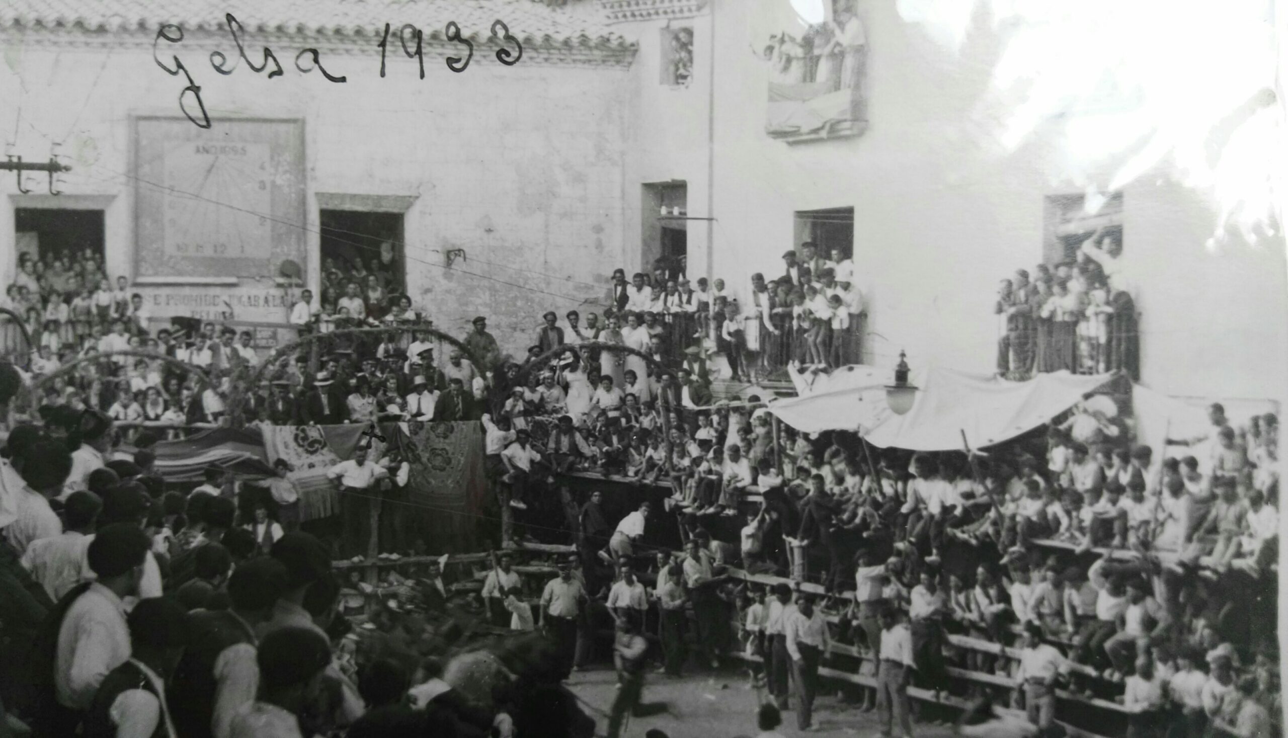Plaza Mayor en las fiestas del Buen Suceso de 1933