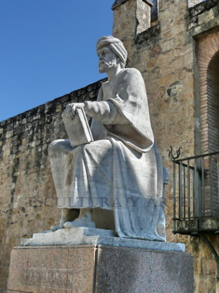 Monumento a Averroes, Córdoba. Imagen: Escultura y Arte